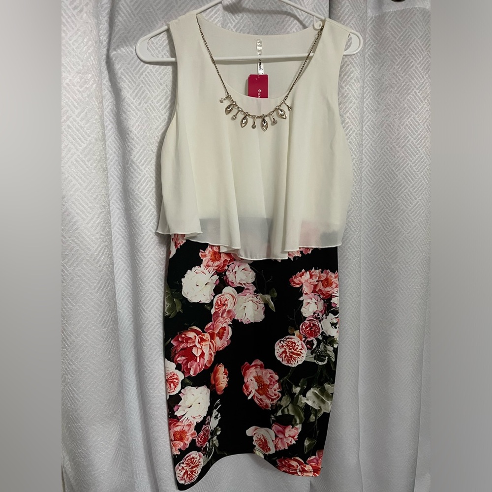 Floral print dress